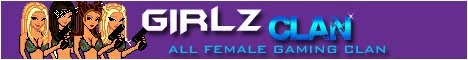 Archived GirlzClan banner reading GirlzClan, All Female Gaming Clan