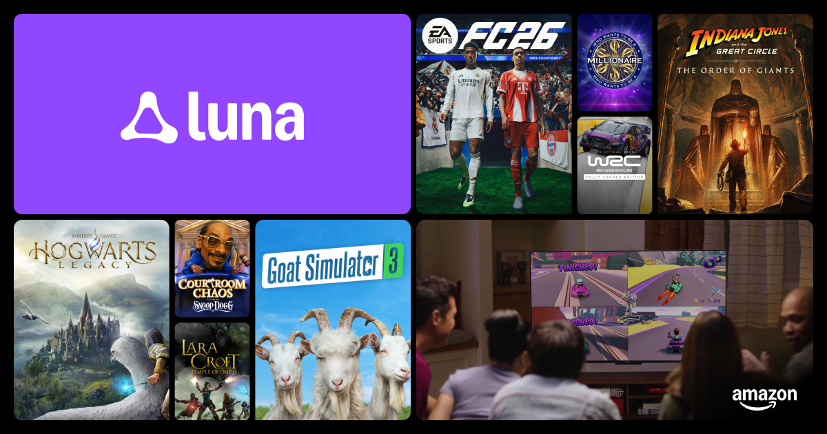 Amazon Luna and Prime Gaming