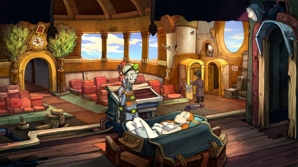 Deponia hand-drawn adventure game scene