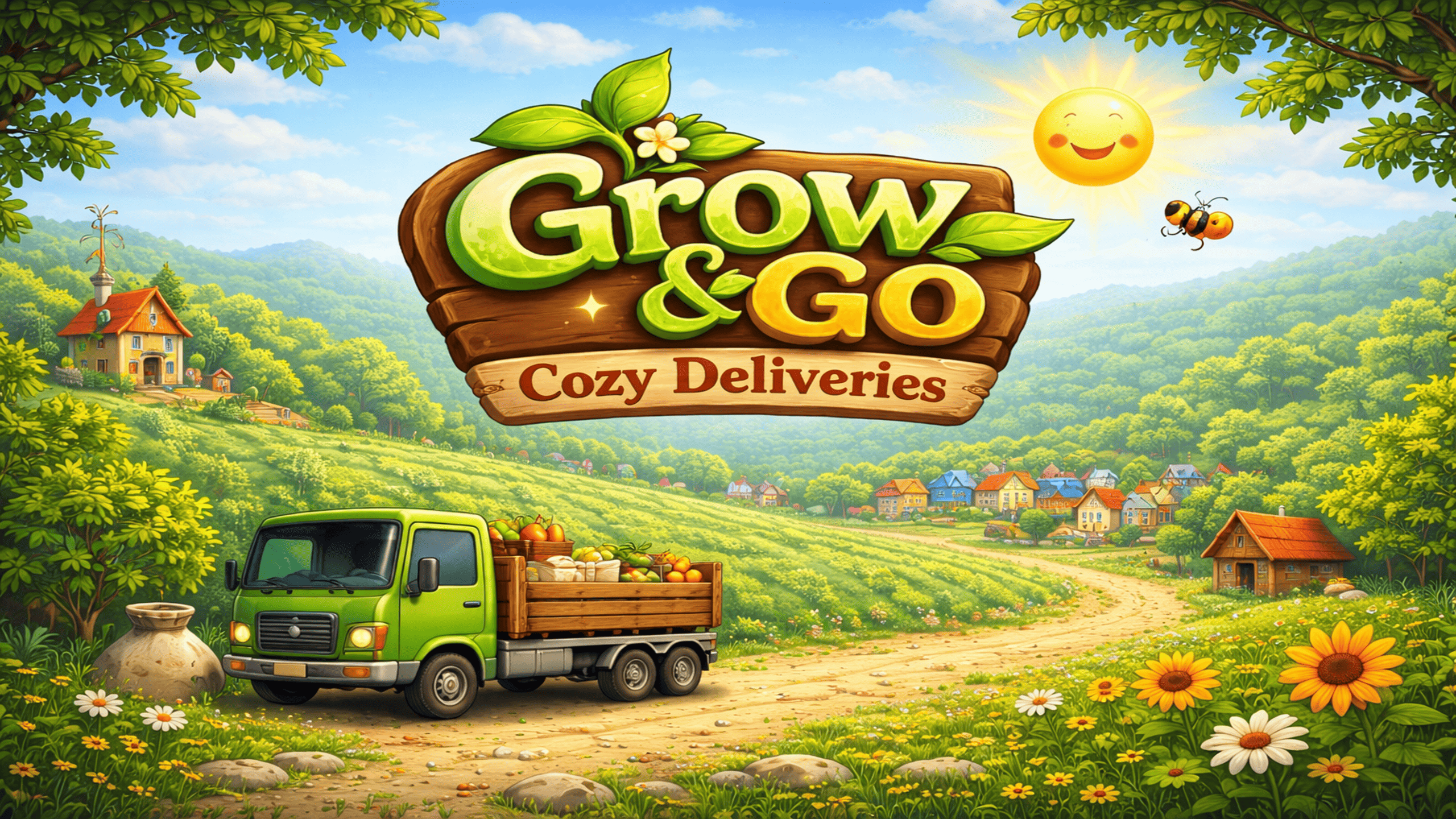Grow and Go Cozy Deliveries artwork from the official Epic Games Store listing