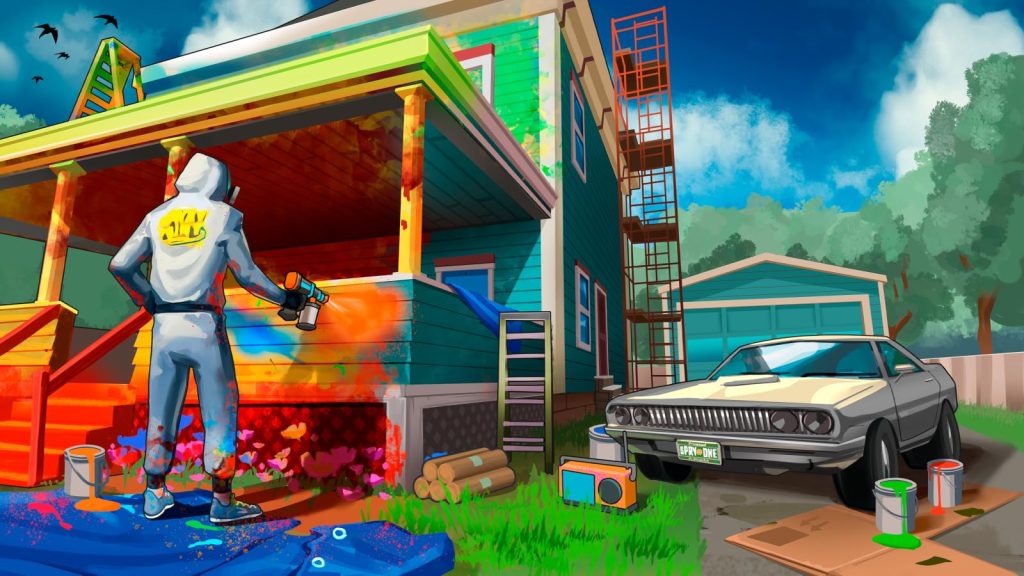 Spray Paint Simulator artwork from the official Amazon Luna offer
