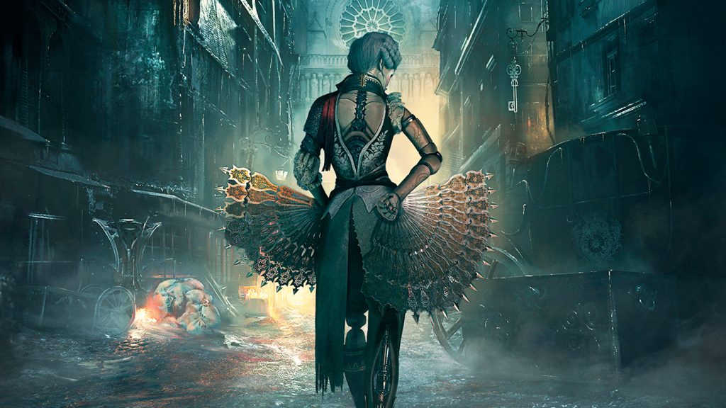 Steelrising artwork showing Aegis in alternate-history Paris
